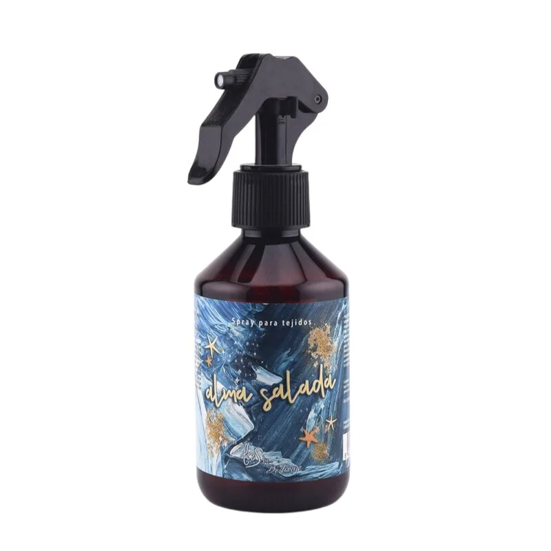 Alma salada Spray de tejidos de 250ml. Elimina malos olores de tus tejidos con estel aroma. ¡Descubre la frescura marina en cada pulverización!Formato ideal para probar aromas.