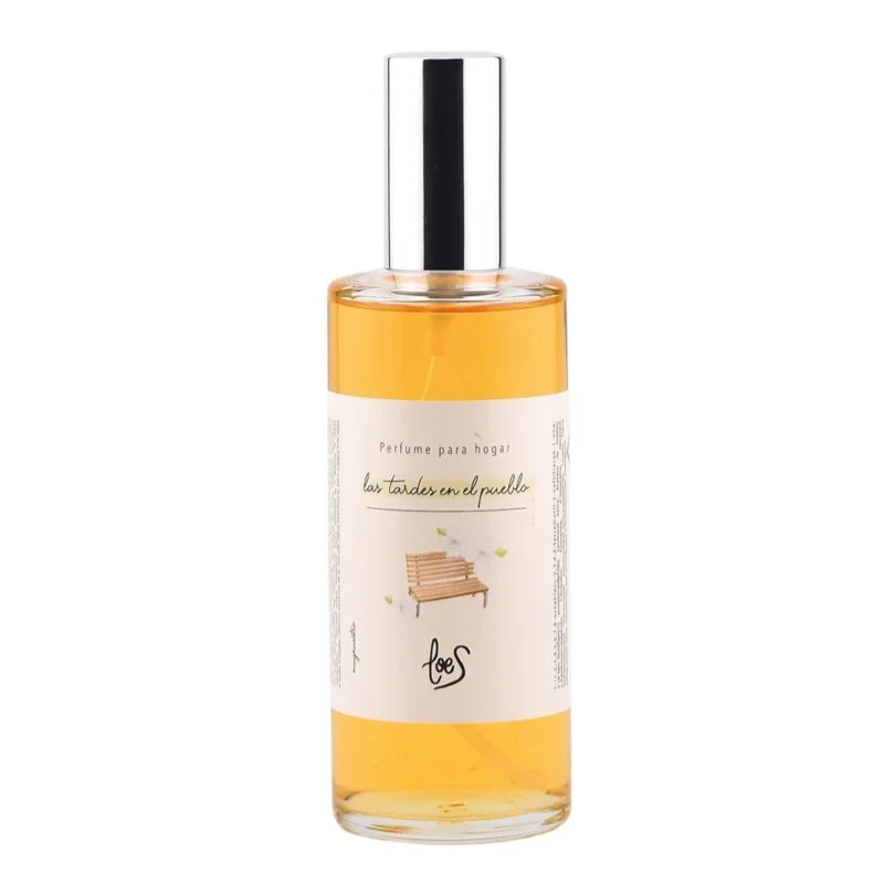 El Perfume de ambiente LAS TARDES EN EL PUEBLO es ideal para eliminar cualquier mal olor del ambiente y perfumarlo con esta fragancia floral.