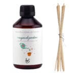 Recambio de mikado Regar el Jardín. Aroma floral con rosa, gardenia y vainilla para perfumar tu hogar fácil y sin complicaciones. ¡Varillas incluidas!