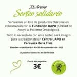 💚 Participa en el sorteo benéfico para la Fundación UAPO. Por solo 3 €, colabora y entra en el sorteo de un lote con alma. ¡Haz clic y deja huella!