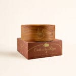 Vela  con 3 mechas de madera Carta a los Reyes redonda - Imagen 4