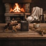 Vela con mecha de madera Villancicos por las Calles cuadrada - Imagen 2