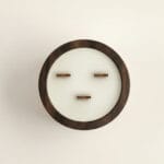 Vela con 3 mechas de madera Villancicos por las Calles redonda - Imagen 5